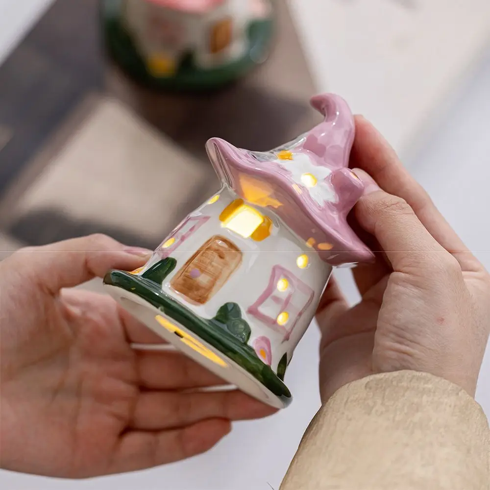 Handmade Craft Magic House Night Light Light Up Feature Ornament Small Ceramic Lamp Warm Glow Soft Lights Cute Sleep Light
Handmade Craft Magic House Night Light Light Up Feature Ornament Small Ceramic Lamp Warm Glow Soft Lights Cute Sleep Light