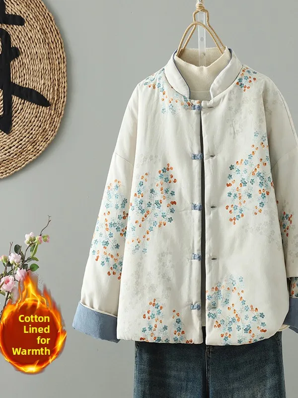 Двусторонняя женская зимняя куртка из льна и хлопка в новом китайском стиле, ретро, с пуговицами, в национальном стиле, модифицированный костюм Тан
Двусторонняя женская зимняя куртка из льна и хлопка в новом китайском стиле, ретро, с пуговицами, в национальном стиле, модифицированный костюм Тан