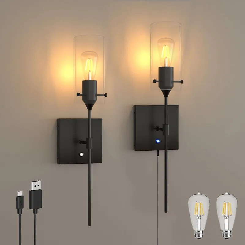 Dimmable Battery Operated Wall Sconce Set of 2, Rechargeable Wall Mount Light No Wiring, Easy Install Wireless Wall Lamp
Dimmable Battery Operated Wall Sconce Set of 2, Rechargeable Wall Mount Light No Wiring, Easy Install Wireless Wall Lamp
