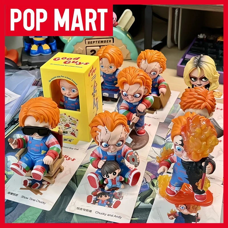 Chucky Franchise Series Halloween In Stock Pop Mart Action Figure Blind Box Trendy Doll Face Series Mystery Box Christmas Gifts
Chucky Franchise Series Halloween In Stock Pop Mart Action Figure Blind Box Trendy Doll Face Series Mystery Box Christmas Gifts
