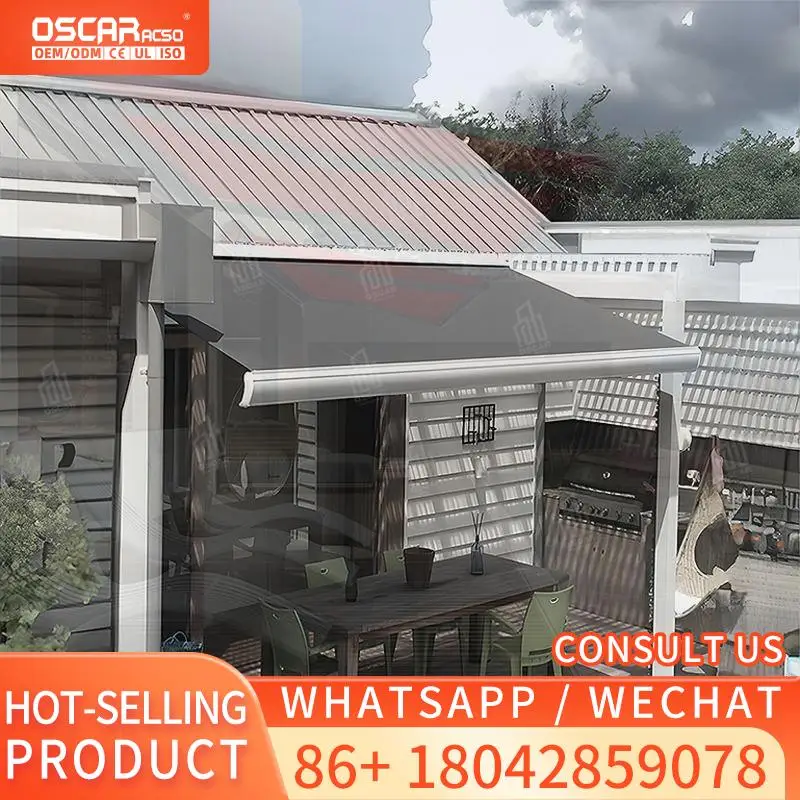 Retractable Outdoor Motorized Awnings with LED Light and Acrylic Switch for Garden Patio Balcony Modern Stylish Shade Canopy Ret
Retractable Outdoor Motorized Awnings with LED Light and Acrylic Switch for Garden Patio Balcony Modern Stylish Shade Canopy Ret