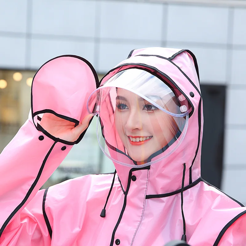 EVA Raincoats with Schoolbag Position and Gloves, Large Brim, Thick Poncho Coat, Modern Simplicity Household Rain Gear, Adult
EVA Raincoats with Schoolbag Position and Gloves, Large Brim, Thick Poncho Coat, Modern Simplicity Household Rain Gear, Adult