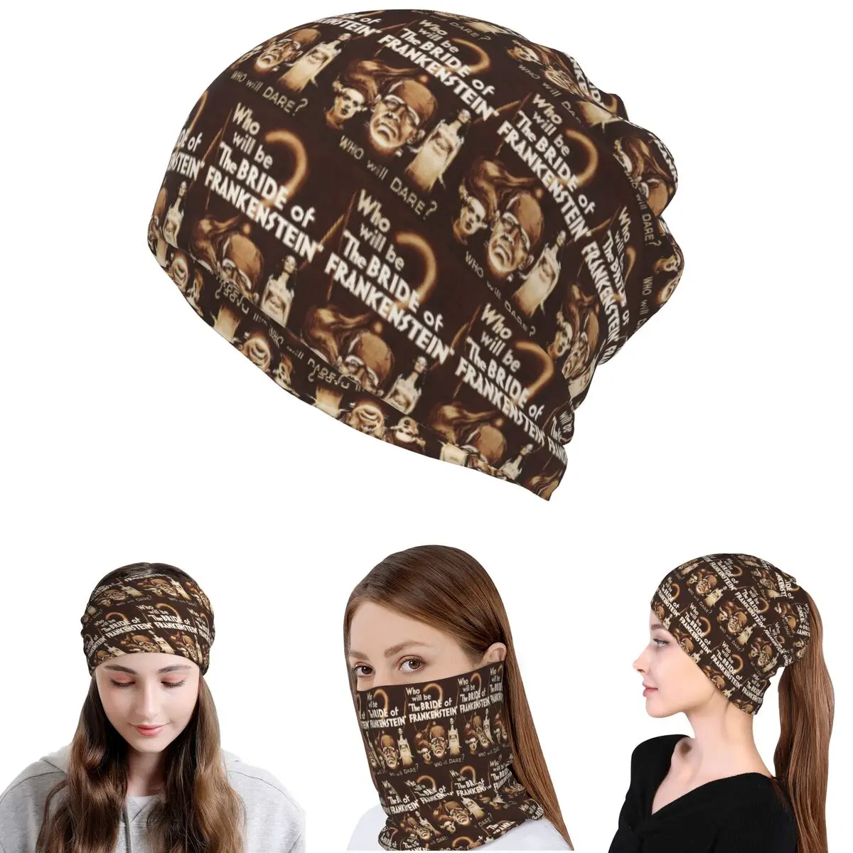 Bride Of Frankenstein Poster Bandana Neck Gaiter Wrap Scarf Multifunction Headband Beanies Hat for Men Women Adult Windproof
Bride Of Frankenstein Poster Bandana Neck Gaiter Wrap Scarf Multifunction Headband Beanies Hat for Men Women Adult Windproof