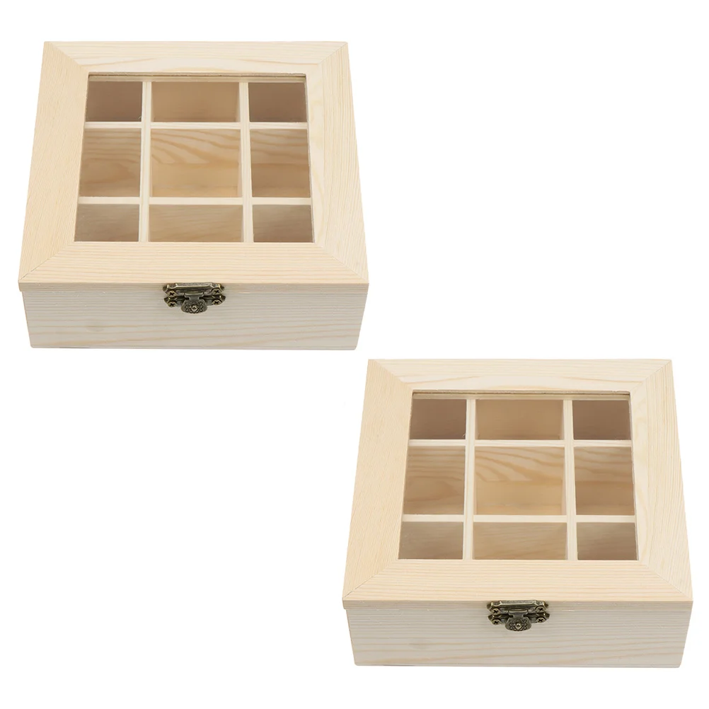 2Pcs Wooden Tea Bag Chest Storage Box for Coffee Dried Flowers Home Decorations Reusable ganizer Case Accessories Tea Storage
2Pcs Wooden Tea Bag Chest Storage Box for Coffee Dried Flowers Home Decorations Reusable ganizer Case Accessories Tea Storage