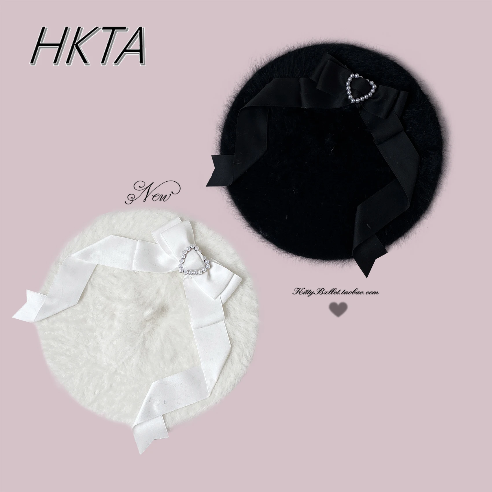 Lolita Original Japanese Hat Female Sweet Cute Mine Sweet Heart Knot Ribbon Plush Beret Women Student Black and White Plush Hats
Lolita Original Japanese Hat Female Sweet Cute Mine Sweet Heart Knot Ribbon Plush Beret Women Student Black and White Plush Hats