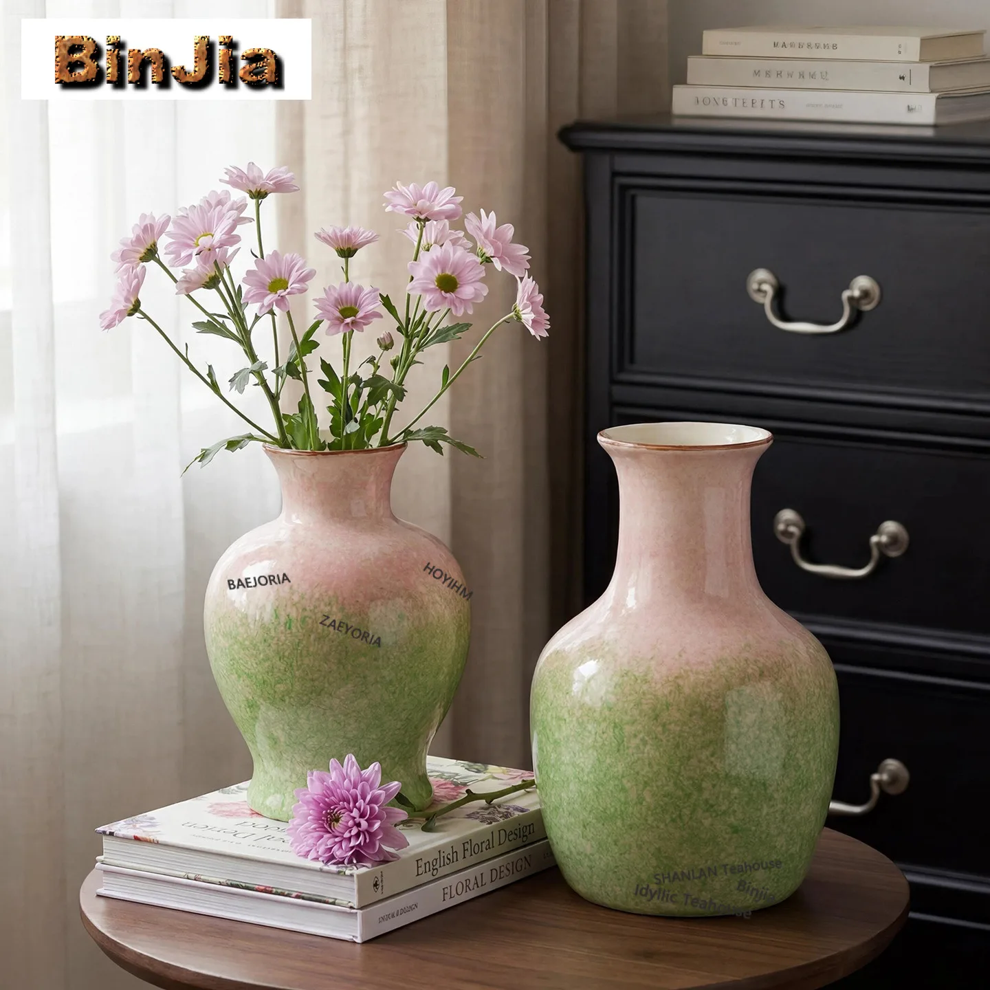 Creative Oil Painting Style Pink-green Vase Antique Terrarium Flower Basket Flower Insert Plant Pot Flowerpot Teaset Decoration
Creative Oil Painting Style Pink-green Vase Antique Terrarium Flower Basket Flower Insert Plant Pot Flowerpot Teaset Decoration