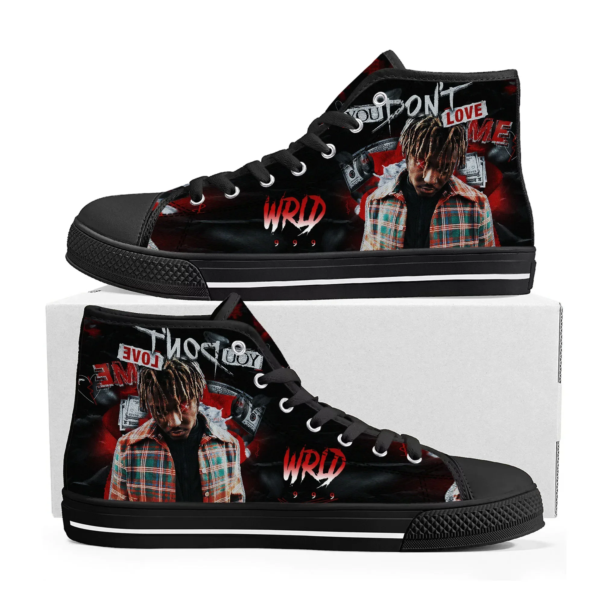 Juice Wrld Hip Hop Rapper High Top High Quality Sneakers Mens Womens Teenager Canvas Sneaker Casual Couple Shoes Custom Shoe
Juice Wrld Hip Hop Rapper High Top High Quality Sneakers Mens Womens Teenager Canvas Sneaker Casual Couple Shoes Custom Shoe