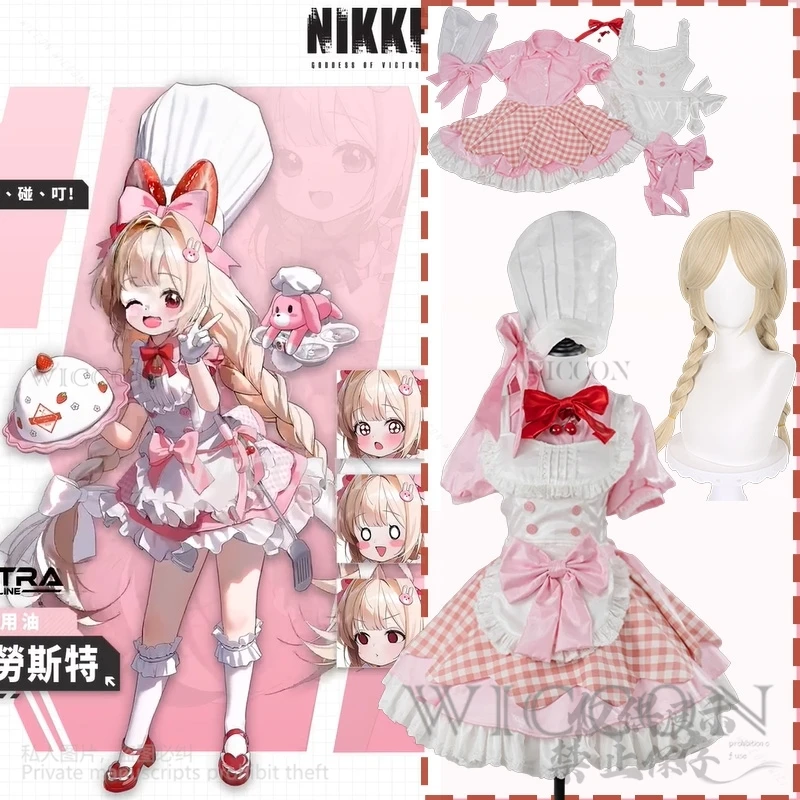 Аниме игра Nikke Goddess Of Victory Косплей Crust Костюм Японский Kawaii Лолита Кружевная клетчатая юбка Куксы Униформа Парики по индивидуальному заказу
Аниме игра Nikke Goddess Of Victory Косплей Crust Костюм Японский Kawaii Лолита Кружевная клетчатая юбка Куксы Униформа Парики по индивидуальному заказу