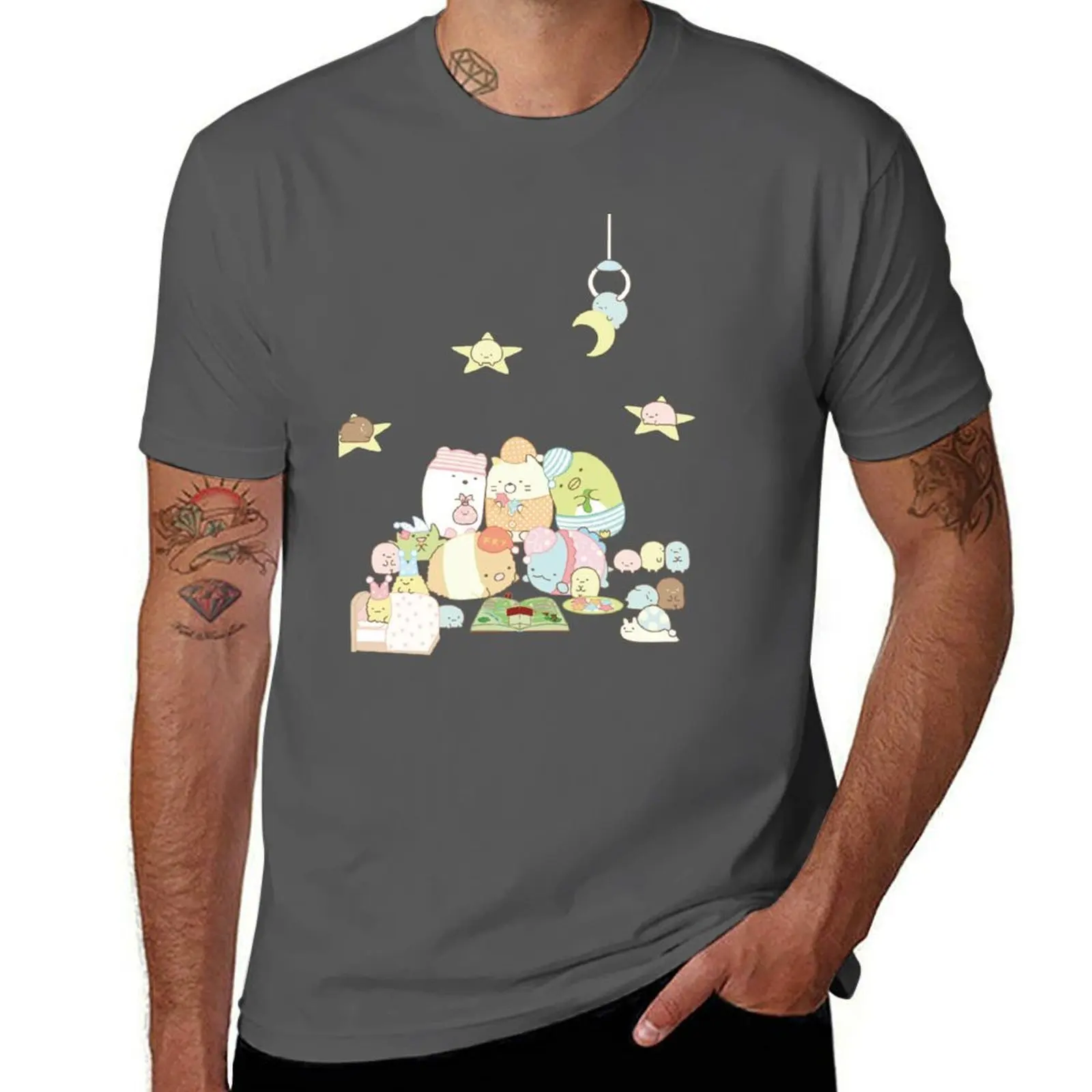 Party Gurashi Pajama Sumikko T-Shirt Casual Loose Fit Short Sleeve T-Shirt
Party Gurashi Pajama Sumikko T-Shirt Casual Loose Fit Short Sleeve T-Shirt