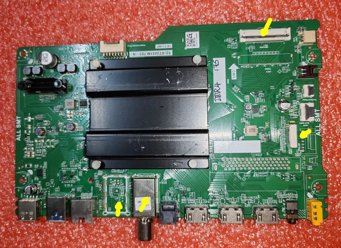 TD.RT2851M.783(N) LED TV driver board, check the interface in the physical photo of the order 7 specifications
TD.RT2851M.783(N) LED TV driver board, check the interface in the physical photo of the order 7 specifications
