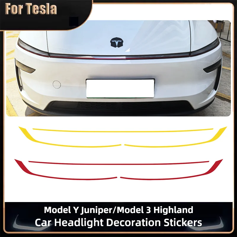 Автомобильная фара, брови, спортивная декоративная полоска, наклейка для Tesla Model Y Juniper Model 3 Highland 2025, пленка для изменения цвета, аксессуары
Автомобильная фара, брови, спортивная декоративная полоска, наклейка для Tesla Model Y Juniper Model 3 Highland 2025, пленка для изменения цвета, аксессуары