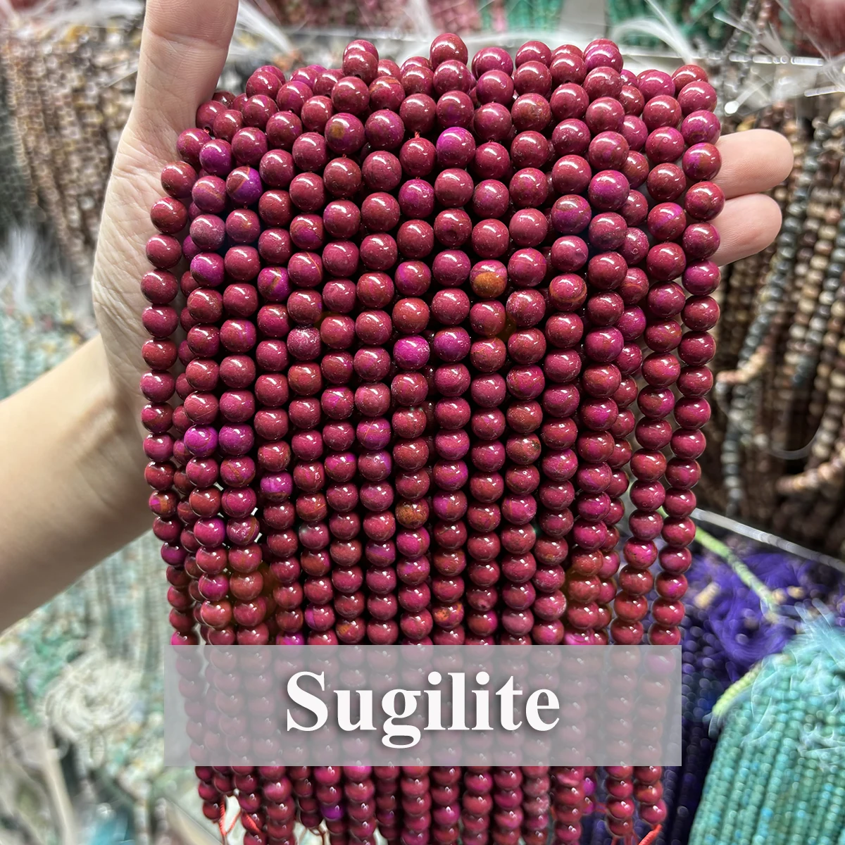 Natural Sugilite Beads 4 6 8 10mm Round Loose Gemstone Beads Jewelry Making DIY Bracelet Necklace Exquisite Jewelry Accessories
Natural Sugilite Beads 4 6 8 10mm Round Loose Gemstone Beads Jewelry Making DIY Bracelet Necklace Exquisite Jewelry Accessories