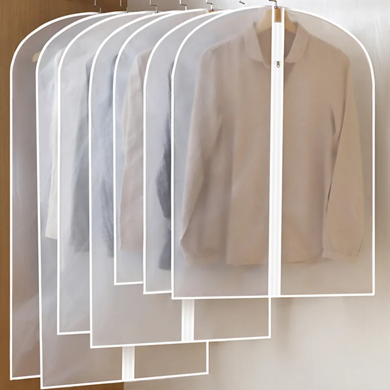 1PC Clothes Dust Cover Transparent Washable Dust Bag Wardrobe Storage Coat Bag Household Daily Necessities Clothing Bag
1PC Clothes Dust Cover Transparent Washable Dust Bag Wardrobe Storage Coat Bag Household Daily Necessities Clothing Bag