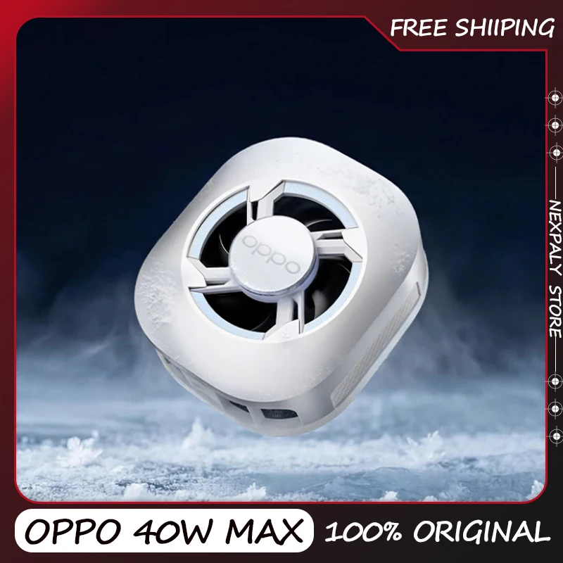 OPPO 40W MAX Magnetic Cooler Mobile Phone Cooler Low Noise Magnetic Smartphone Cooler With Optimized Air Duct For Mobile Gaming
OPPO 40W MAX Magnetic Cooler Mobile Phone Cooler Low Noise Magnetic Smartphone Cooler With Optimized Air Duct For Mobile Gaming