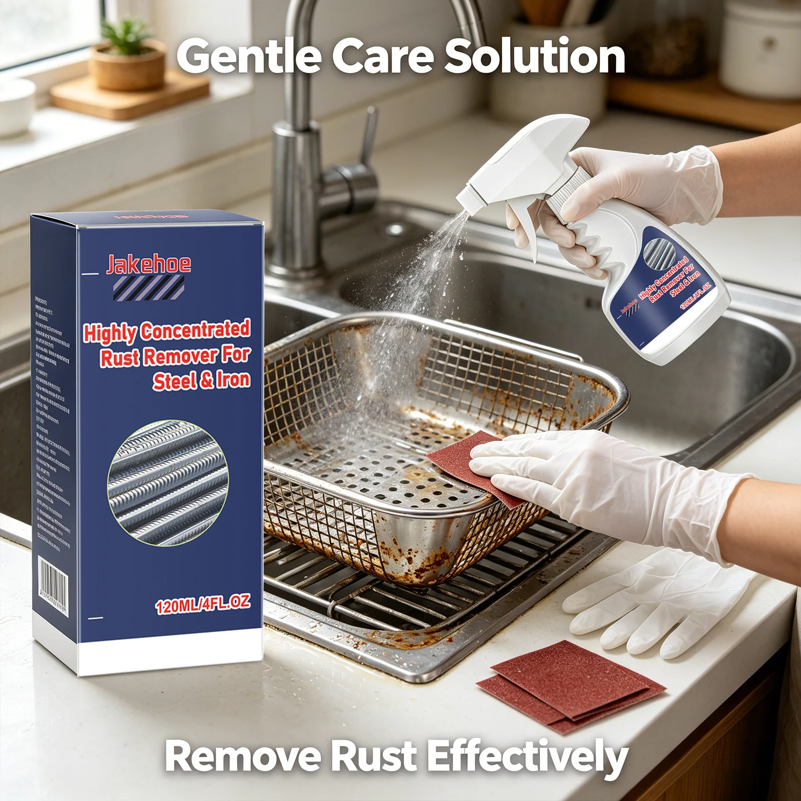 Rust Remover Kit Remove Stubborn Rust Stains Restore Metal Surfaces Shine Gentle Formula Highly Concentrated Rust Removing Spray
Rust Remover Kit Remove Stubborn Rust Stains Restore Metal Surfaces Shine Gentle Formula Highly Concentrated Rust Removing Spray