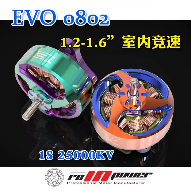 Rcinpower Upgrad Version Evo-0802 25000kv Brushless Motor 1.6 Inch Indoor Motor For 65mm Fpv Rc Racing Drone Air75 Fpv Model
Rcinpower Upgrad Version Evo-0802 25000kv Brushless Motor 1.6 Inch Indoor Motor For 65mm Fpv Rc Racing Drone Air75 Fpv Model