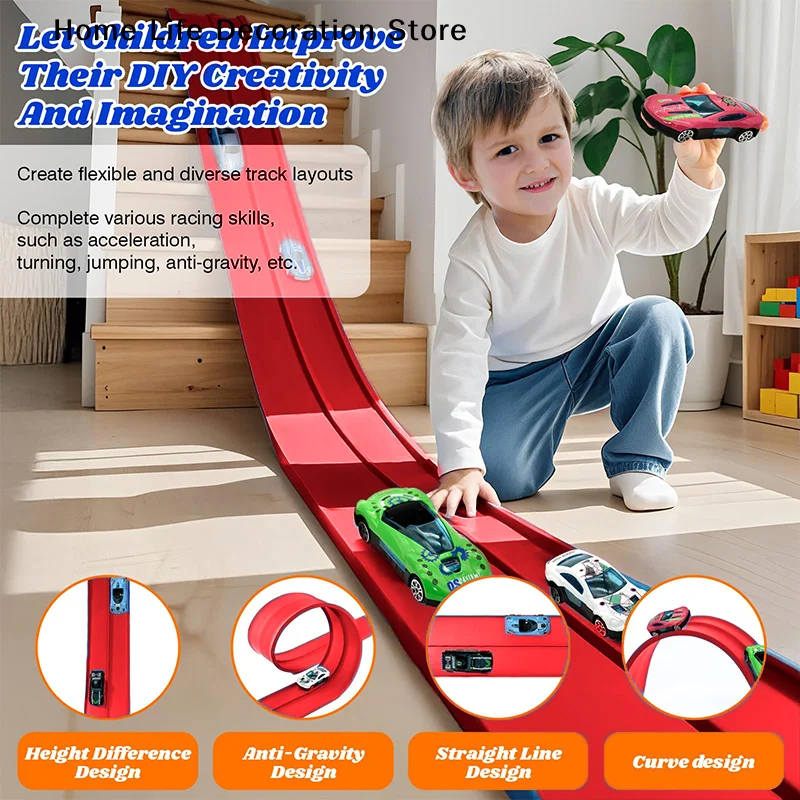 Net Bag/Box 13Ft/16.3Ft Flexible Track Toy & Mini Car DIY Competitive Rail Vehicle Game Educational Gift for Children Christmas
Net Bag/Box 13Ft/16.3Ft Flexible Track Toy & Mini Car DIY Competitive Rail Vehicle Game Educational Gift for Children Christmas