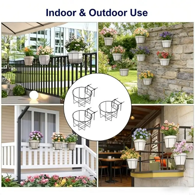 Set Of 3 Space Saving Outdoor Hanging Bracket For Potted Plant In Various Sizes
Set Of 3 Space Saving Outdoor Hanging Bracket For Potted Plant In Various Sizes