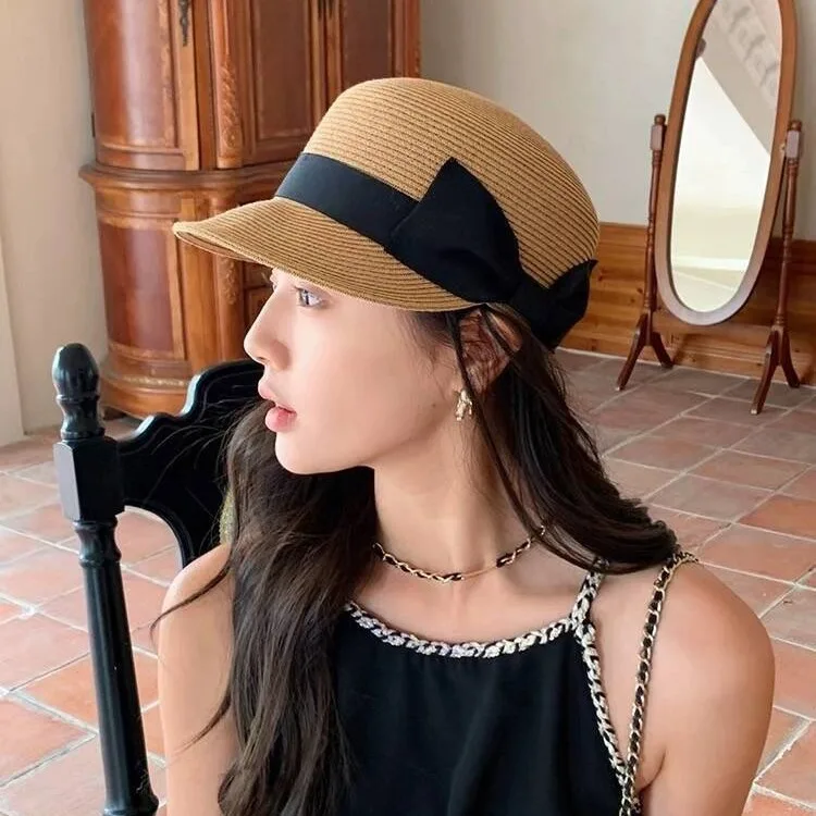 2025 Women's Summer Straw Hat - Face Small Age-Reducing Bow Dome Cap UV Sun Protection Travel Equestrian Shade Beach Fashion Hat
2025 Women's Summer Straw Hat - Face Small Age-Reducing Bow Dome Cap UV Sun Protection Travel Equestrian Shade Beach Fashion Hat