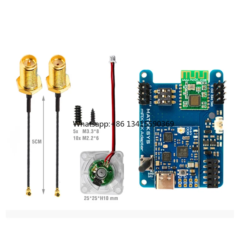 MATEKSYS MLRS MAVLINK 900MHZ TX MODULE KIT MR900-30-TX for Long Range RC drne Plastic Material
MATEKSYS MLRS MAVLINK 900MHZ TX MODULE KIT MR900-30-TX for Long Range RC drne Plastic Material