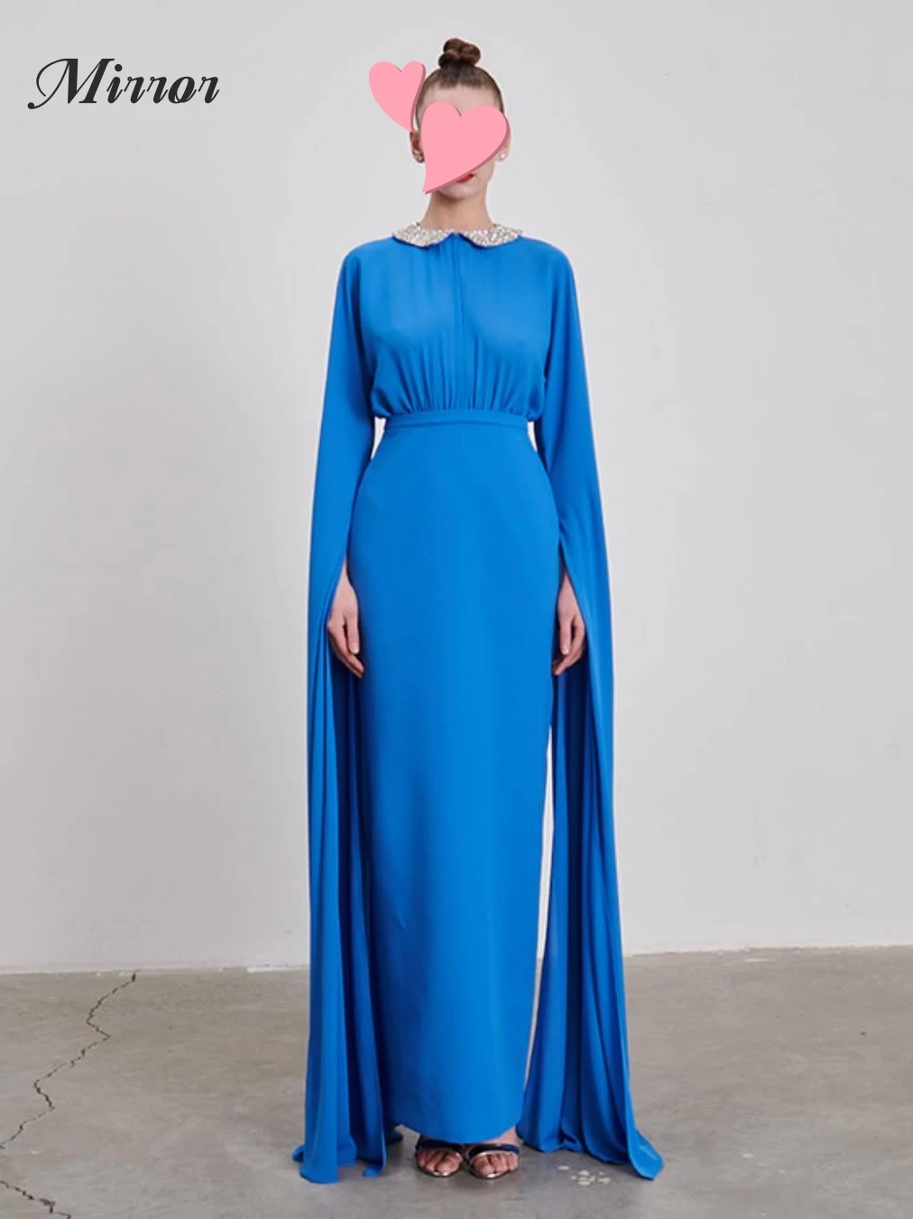 Mirror Dress Elegant Vintage Sweet Blue Pearls Simple Cape New Stylish Customize Formal Occasion Prom Dress Evening Party Gowns
Mirror Dress Elegant Vintage Sweet Blue Pearls Simple Cape New Stylish Customize Formal Occasion Prom Dress Evening Party Gowns