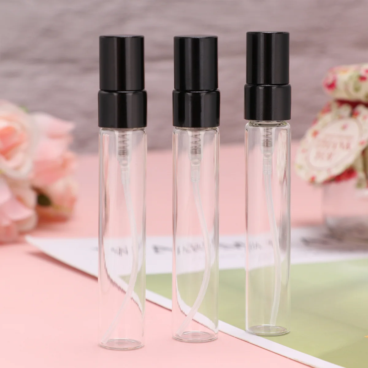 10Pcs Glass Spray Bottle Set Leakproof Mini Refillable Perfume Atomizer Compact Spray Container for Outdoor Travel
10Pcs Glass Spray Bottle Set Leakproof Mini Refillable Perfume Atomizer Compact Spray Container for Outdoor Travel
