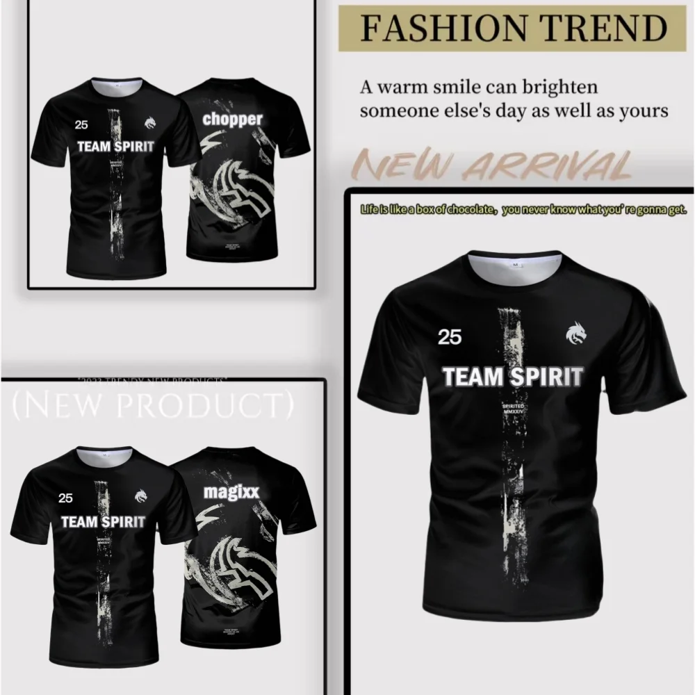 Team Spirit 2025 New Jerseys Esports Uniforms Donk T Shirts CSGO Game Training Clothes Men's and Women's Motorcycle Sports Tops
Team Spirit 2025 New Jerseys Esports Uniforms Donk T Shirts CSGO Game Training Clothes Men's and Women's Motorcycle Sports Tops