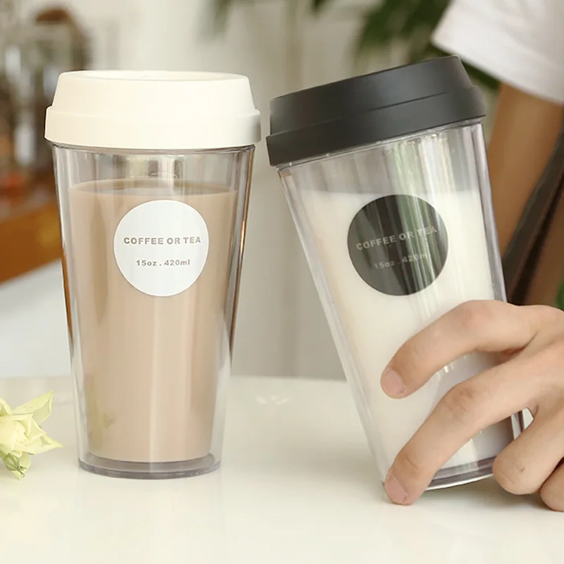 Double Layer Straw Milk Tea Cup With Lid, Portable Water Cup Fruit Tea Cup, Small Creative Plastic Cup For Summer Water Bottle
Double Layer Straw Milk Tea Cup With Lid, Portable Water Cup Fruit Tea Cup, Small Creative Plastic Cup For Summer Water Bottle
