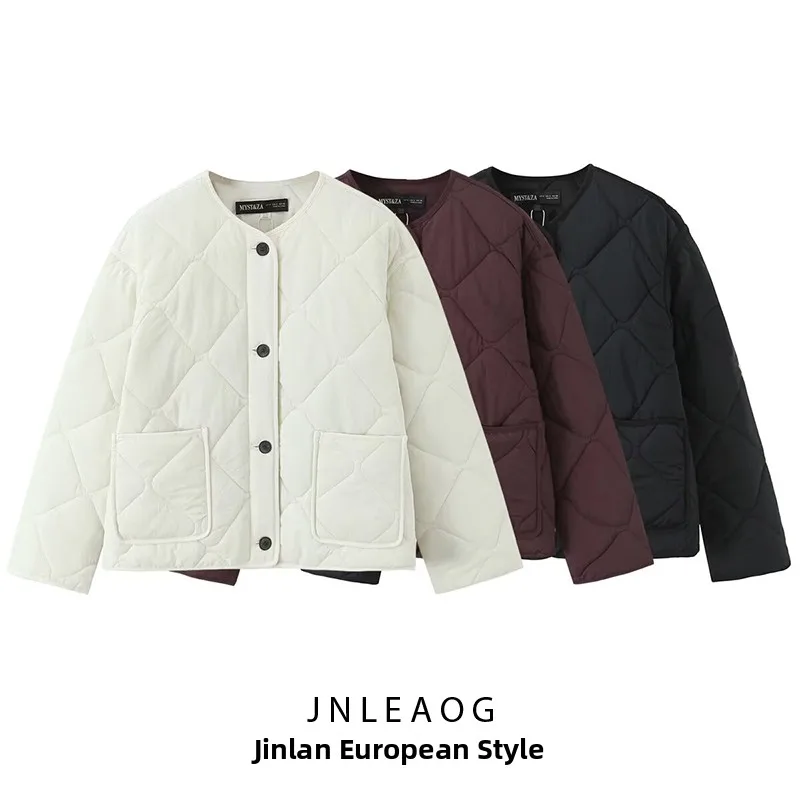 JNLEAOG Autumn New Women's Cotton Jacket Coat with Chest Pocket Three-Color Street Style Long Sleeve Zipper round Neck Coat
JNLEAOG Autumn New Women's Cotton Jacket Coat with Chest Pocket Three-Color Street Style Long Sleeve Zipper round Neck Coat
