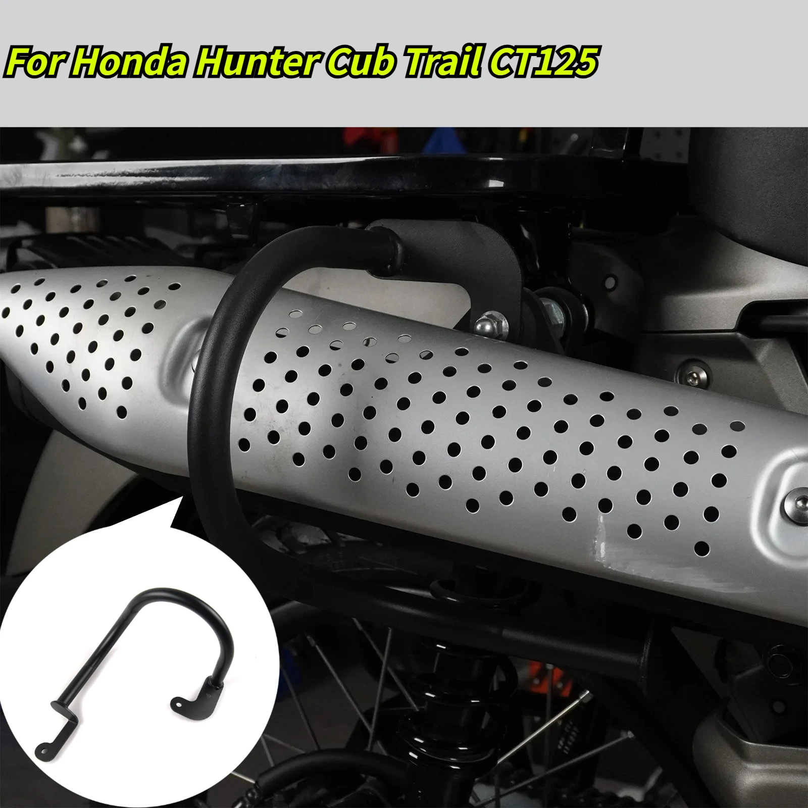 For Honda CT125 HONDA CT 125 Hunter Cub Trail 2020 2021 2022 Motorcycle Exhaust Bumper Protection Cover Exhaust Crash Guard Bar
For Honda CT125 HONDA CT 125 Hunter Cub Trail 2020 2021 2022 Motorcycle Exhaust Bumper Protection Cover Exhaust Crash Guard Bar