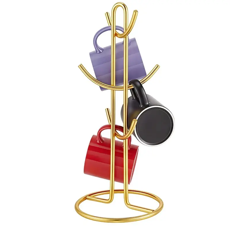 For Kitchen Organization Cabinet- Space-Saving And Elegant Design For Improved Coffee Mug Holder Tree With 6 Hooks
For Kitchen Organization Cabinet- Space-Saving And Elegant Design For Improved Coffee Mug Holder Tree With 6 Hooks
