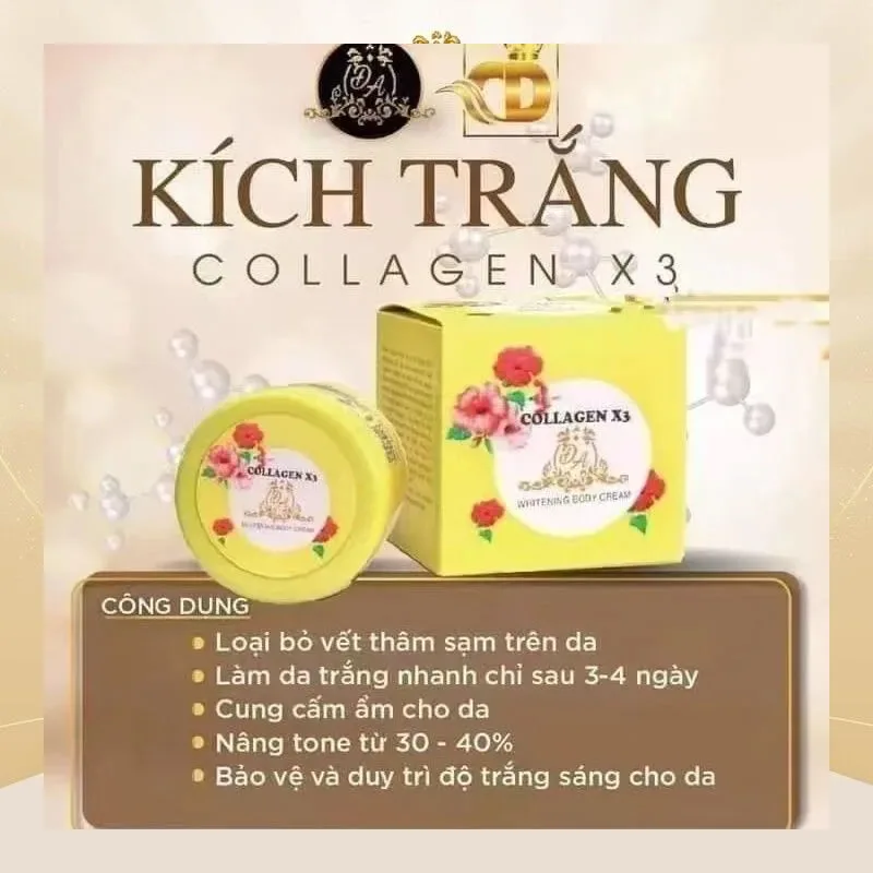 Вьетнам Кич Trang Nang Tone Da CollagenX3 Cuo Dong Anh 25GR Улучшает темную грубую кожу Белое и нежное, гладкое и яркое
Вьетнам Кич Trang Nang Tone Da CollagenX3 Cuo Dong Anh 25GR Улучшает темную грубую кожу Белое и нежное, гладкое и яркое