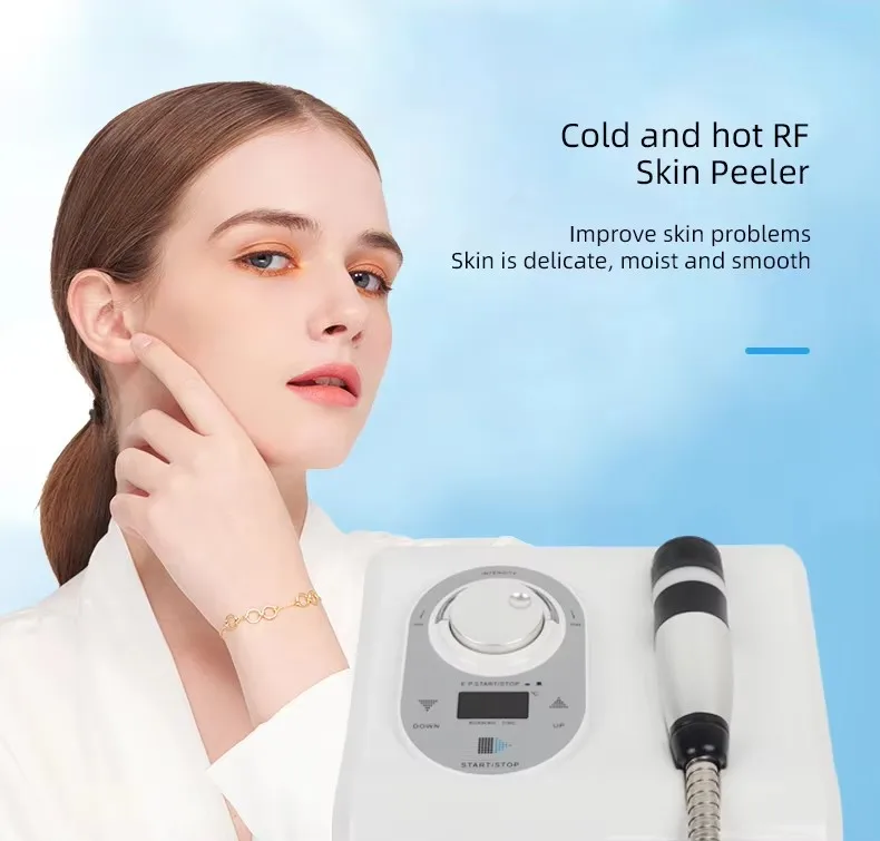 Cold Hot RF Facial Machine Skin Cool Beauty Device Face Lifting Firming Pore Tightening Anti Aging Home & Salon Skin Care Device
Cold Hot RF Facial Machine Skin Cool Beauty Device Face Lifting Firming Pore Tightening Anti Aging Home & Salon Skin Care Device