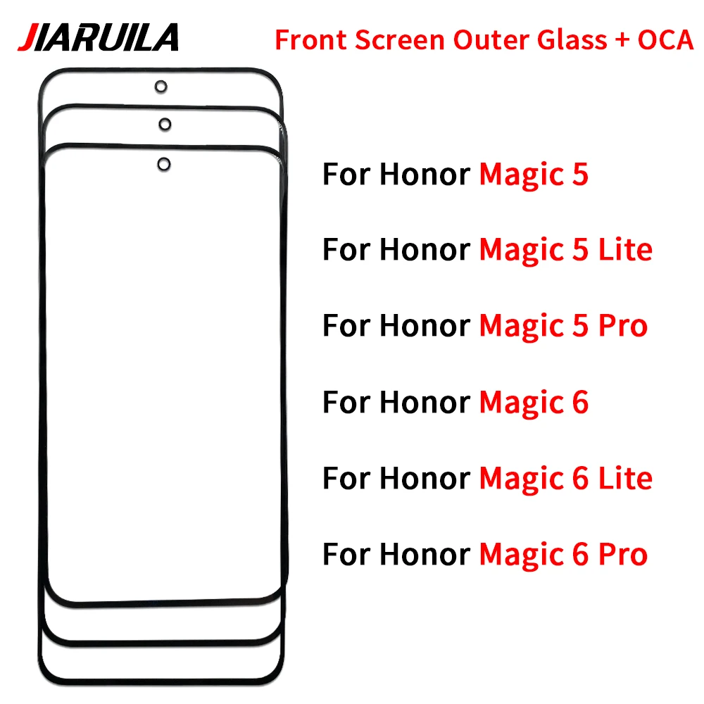 NEW Glass OCA For Huawei Magic 5 6 Lite Pro LCD Display Front Touch Screen Lens Glass OCA Replacement Parts
NEW Glass OCA For Huawei Magic 5 6 Lite Pro LCD Display Front Touch Screen Lens Glass OCA Replacement Parts