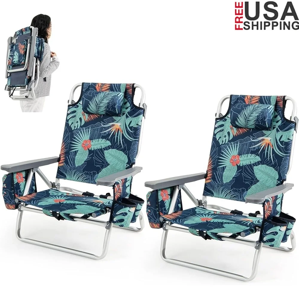 Folding Beach Chair with Adjustable Positions Cup Holders Storage Bag Towel Bar Lightweight Portable Sling Chair Outdoor Use
Folding Beach Chair with Adjustable Positions Cup Holders Storage Bag Towel Bar Lightweight Portable Sling Chair Outdoor Use