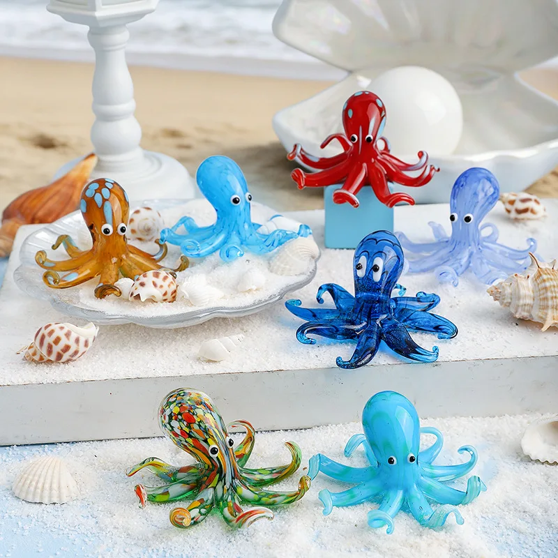 Miniature Cute Flamingo Octopus Figurine Handcrafted Glass Ornament Creative Desk Decoration for Gift Cartoon Office Ornaments
Miniature Cute Flamingo Octopus Figurine Handcrafted Glass Ornament Creative Desk Decoration for Gift Cartoon Office Ornaments