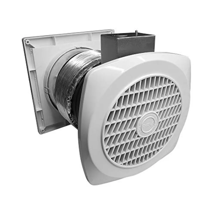Ventilation Exhaust Fan for Home - Wall Fan 4.0 Sones Quiet Airflow Rooms up to 85 sq Feet Room to Room/Rooms to Outdoor 6" Dia
Ventilation Exhaust Fan for Home - Wall Fan 4.0 Sones Quiet Airflow Rooms up to 85 sq Feet Room to Room/Rooms to Outdoor 6" Dia