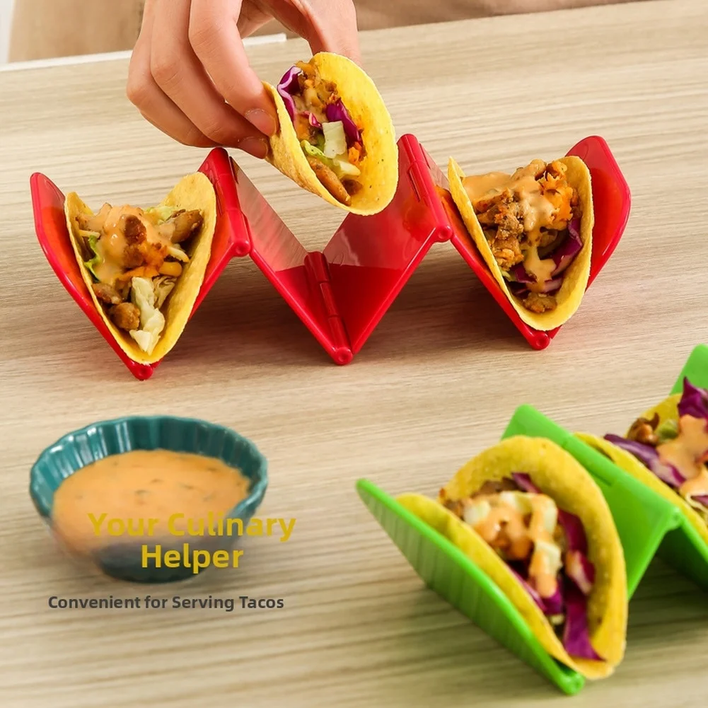 Foldable For Taco Holder Stand for For Taco Shells with Wave Design Holds 3 or 4 For Tacos Upright Multipurpose
Foldable For Taco Holder Stand for For Taco Shells with Wave Design Holds 3 or 4 For Tacos Upright Multipurpose