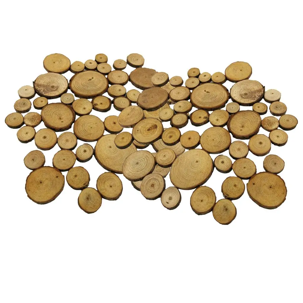 Handmade Natural Wood Slices Circle Tree Blocks for Woodland Toys Wedding Centerpieces and Baby Gifts Decoration
Handmade Natural Wood Slices Circle Tree Blocks for Woodland Toys Wedding Centerpieces and Baby Gifts Decoration