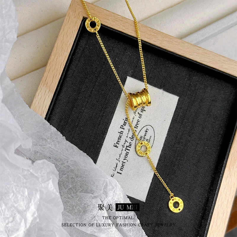 Luxury 24K 9999 Pure Gold real gold Women's Light Luxury Tassel Small Waist Love Ring Necklace
Luxury 24K 9999 Pure Gold real gold Women's Light Luxury Tassel Small Waist Love Ring Necklace