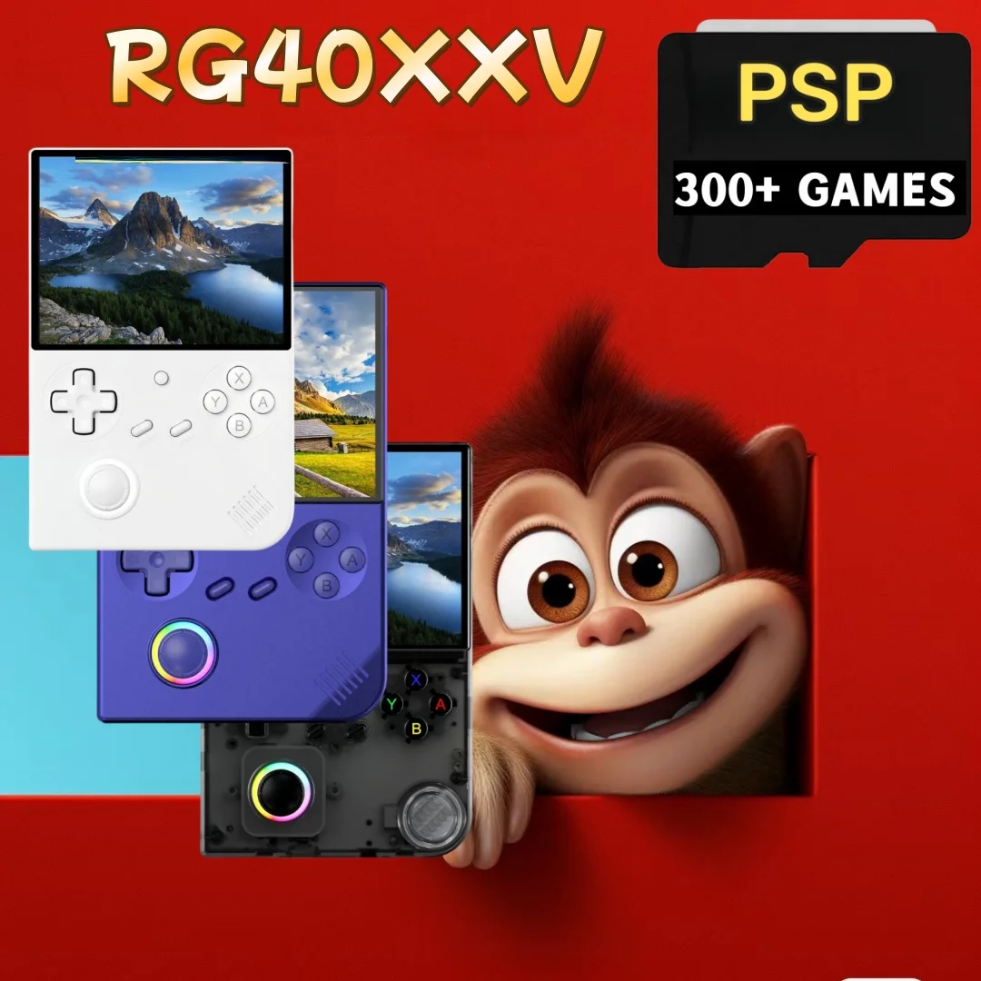ANBERNIC RG 40XXV Retro Handheld Game Console 4.0 inch 640*480 IPS Screen Linux 64bit System With RGB Light 256G PSP 300+ Games
ANBERNIC RG 40XXV Retro Handheld Game Console 4.0 inch 640*480 IPS Screen Linux 64bit System With RGB Light 256G PSP 300+ Games