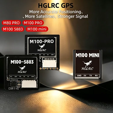 HGLRC M100-5883 GPS Module With QMC5883 Compass UBX-M10 Chip Multi-Constellation For FPV Racing Drone
HGLRC M100-5883 GPS Module With QMC5883 Compass UBX-M10 Chip Multi-Constellation For FPV Racing Drone