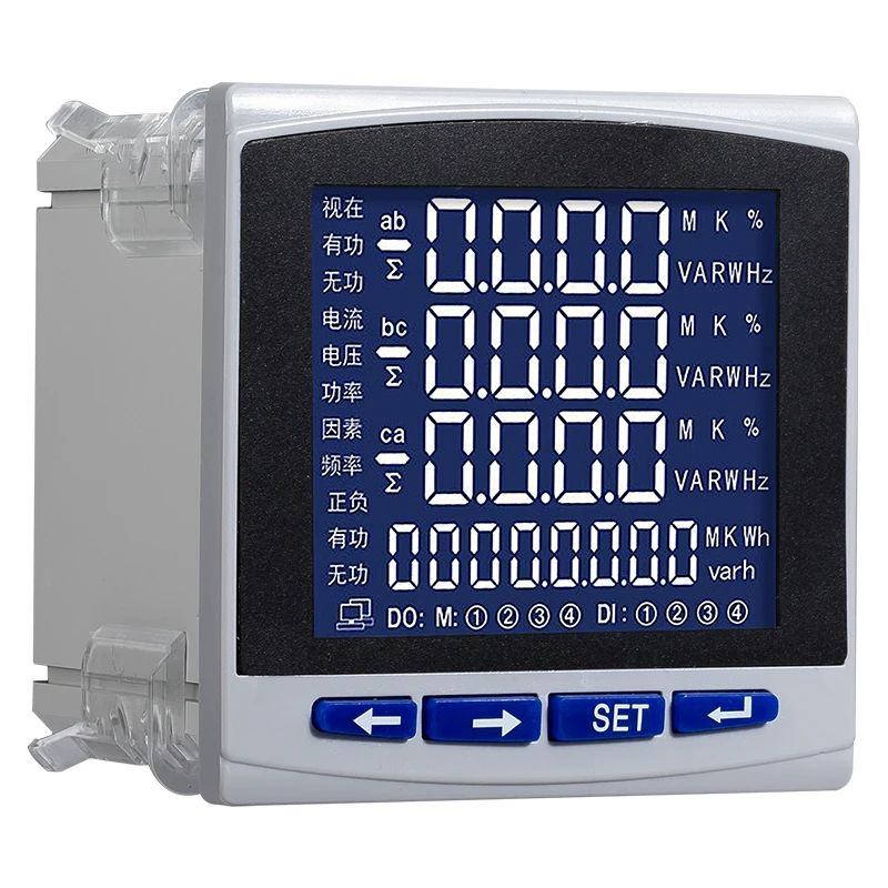 Three-phase multi-function power meter full power, current, voltage and energy meter
Three-phase multi-function power meter full power, current, voltage and energy meter