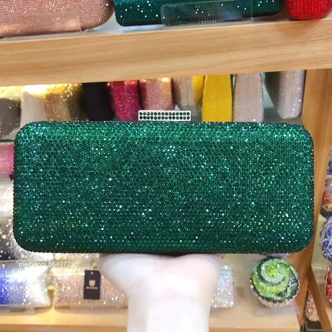 Lady Green/Pink/Black Stone Evening Bags Female Clutches Bags for Women Wedding Party Rhinestone Phone Handbags Bridal Purse Bag
Lady Green/Pink/Black Stone Evening Bags Female Clutches Bags for Women Wedding Party Rhinestone Phone Handbags Bridal Purse Bag