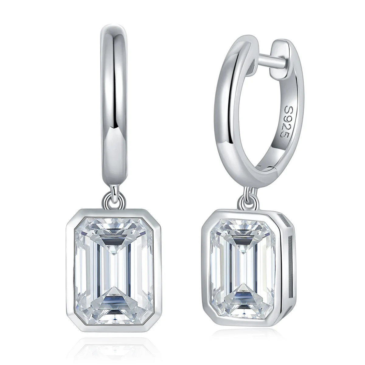 Emerald Cut 6 * 8mmS925 Sterling Silver Plated Gold Women's Bag With Mozzarella Earrings
Emerald Cut 6 * 8mmS925 Sterling Silver Plated Gold Women's Bag With Mozzarella Earrings