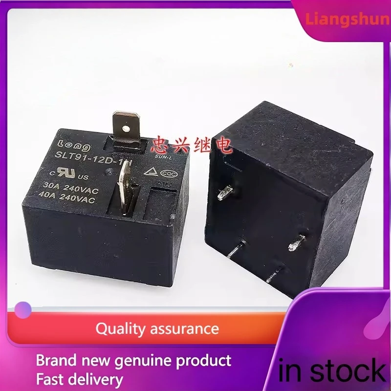 New 5pcs/lot SLT91-12D-1H 12VDC 40A 4pins Air conditioning water heater relay
New 5pcs/lot SLT91-12D-1H 12VDC 40A 4pins Air conditioning water heater relay