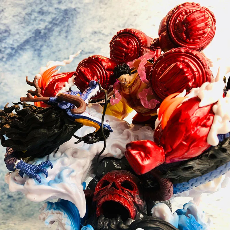 22cm Anime One Piece Monkey D. Luffy Four Level Battle Kaido Action Figure Super Large Handmade Pvc Model Ornament Toy Gift
22cm Anime One Piece Monkey D. Luffy Four Level Battle Kaido Action Figure Super Large Handmade Pvc Model Ornament Toy Gift