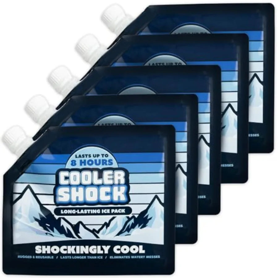 Reusable Ice Packs for Cooler - Long Lasting Cold Freezer Packs for Coolers and Lunch Boxes - Cooler Ice Packs for Camping Gear
Reusable Ice Packs for Cooler - Long Lasting Cold Freezer Packs for Coolers and Lunch Boxes - Cooler Ice Packs for Camping Gear