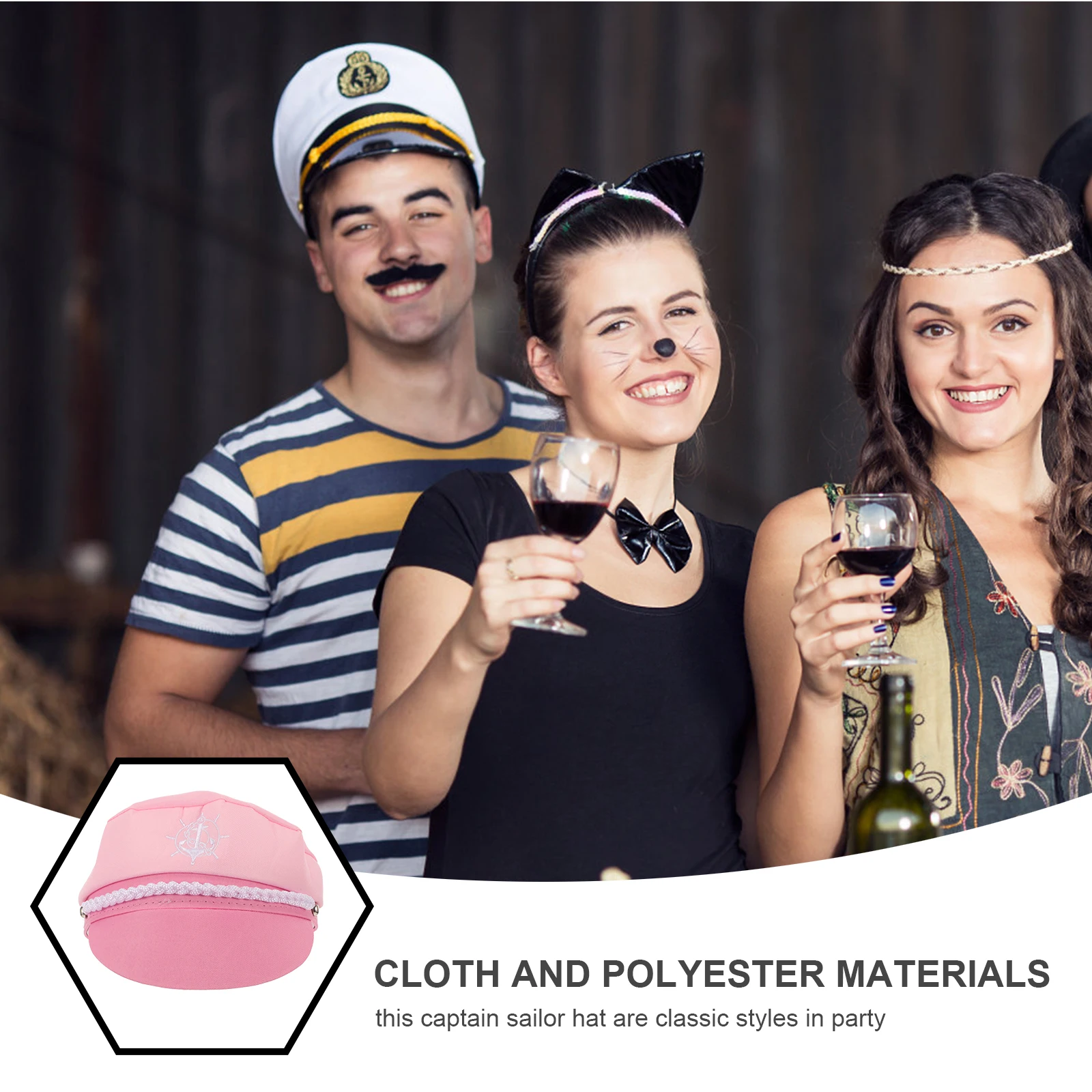 Pink Sailor Captain Hat 58cm Adjustable Size Stylish Fashionable Design Boating Vacation Hats Accessories
Pink Sailor Captain Hat 58cm Adjustable Size Stylish Fashionable Design Boating Vacation Hats Accessories