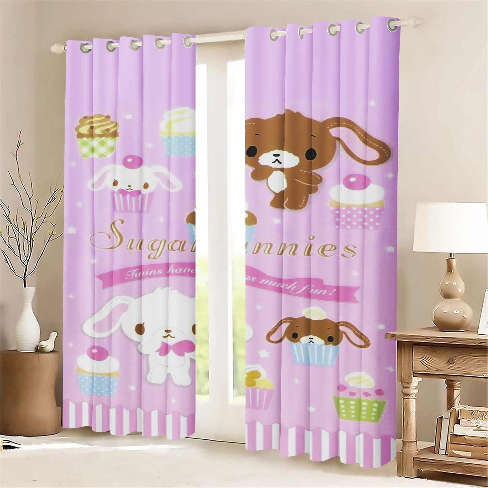 Sugar Bunnies Cartoon Curtain Sanrio For Children Polyester Decoration Suitable Bedroom Kids Adult Gifts Room
Sugar Bunnies Cartoon Curtain Sanrio For Children Polyester Decoration Suitable Bedroom Kids Adult Gifts Room